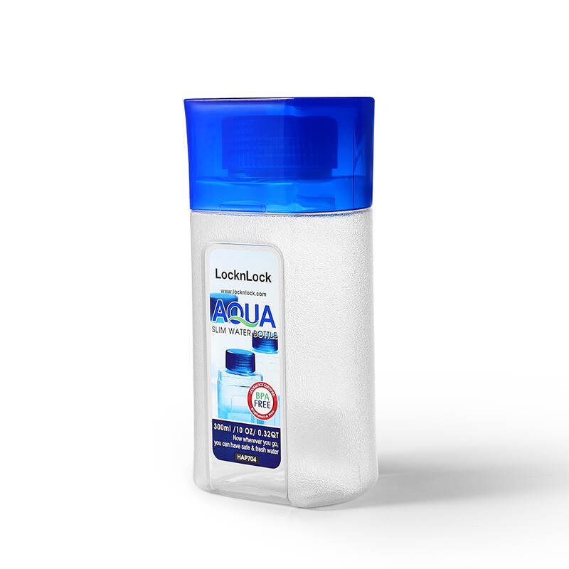Aqua Slim Water Bottle 300ml - BPA free plastic - HAP704B, , large image number null